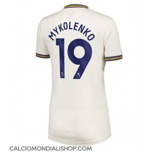 Maglie da calcio Everton Vitaliy Mykolenko #19 Terza Maglia Femminile 2024-25 Manica Corta